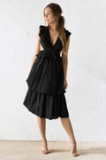 Darina Midi Dress - Black