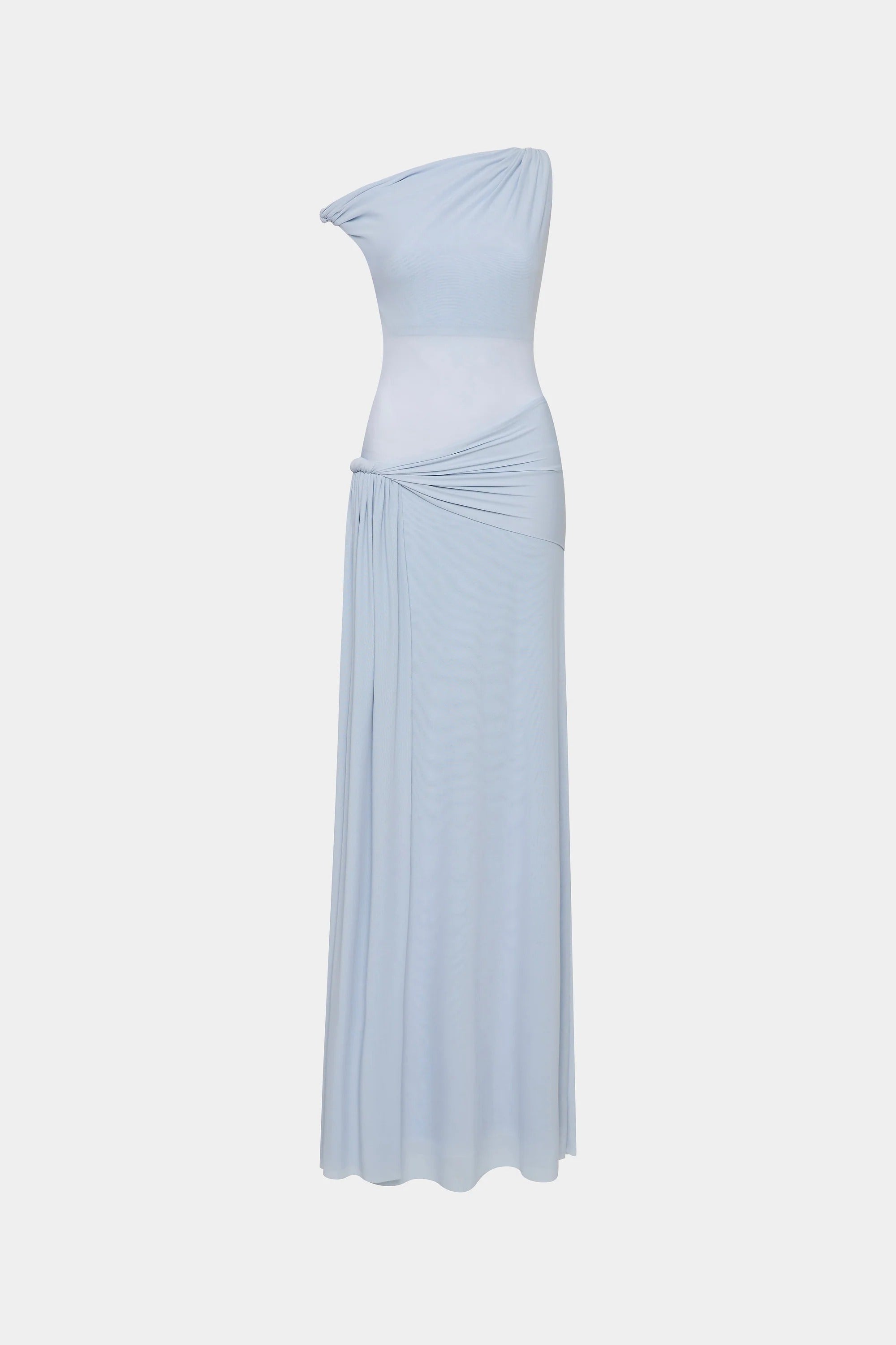 Misha Sisal Mesh Maxi Dress - Dove